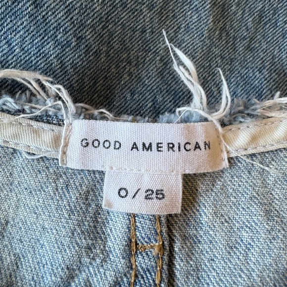 Women Good American Sky Blue Relaxed Jeans - Picture 3 of 3